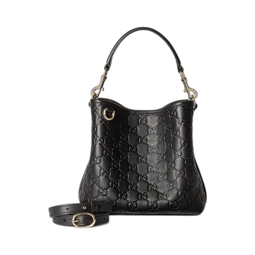 Gg Emblem Small Bucket Bag