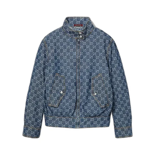 Gg Denim Jacquard Jacket