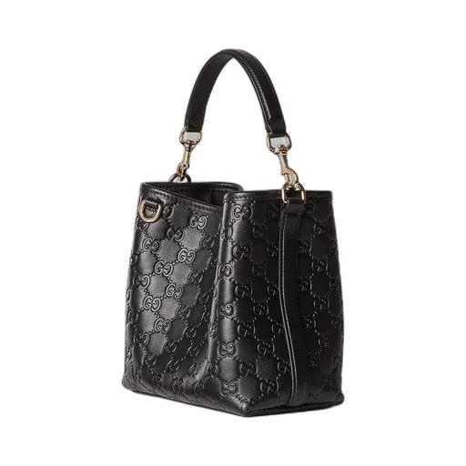 Gg Emblem Small Bucket Bag