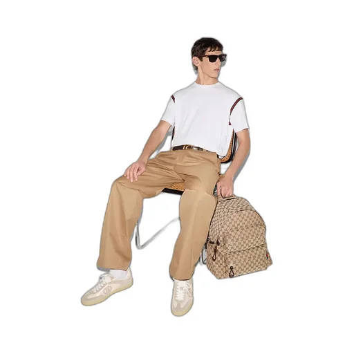 Cotton Jersey T-Shirt With Web