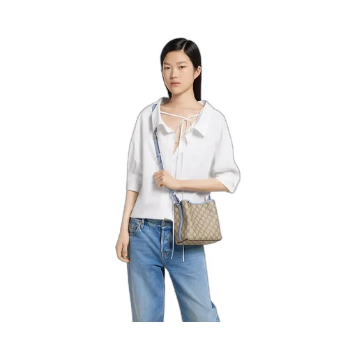 Gg Emblem Small Bucket Bag