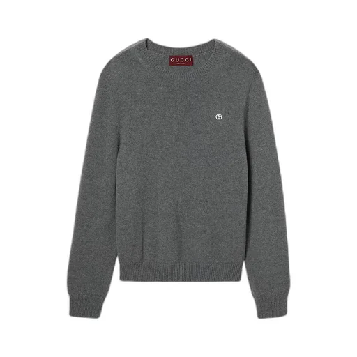 Embroidered Wool Cashmere Jumper