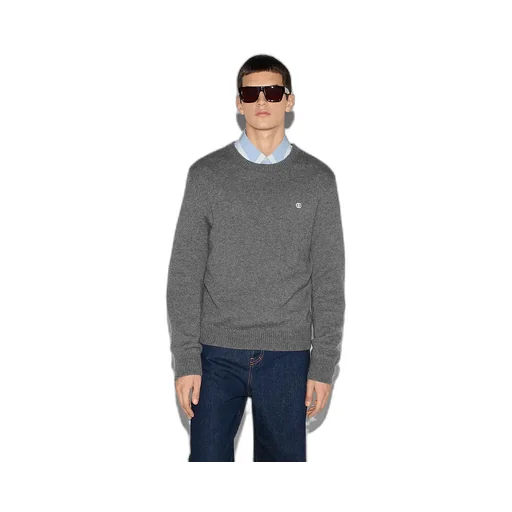 Embroidered Wool Cashmere Jumper