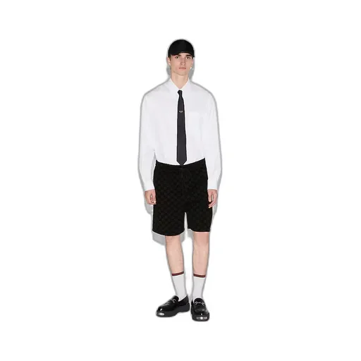 Printed Jersey Basketball Shorts