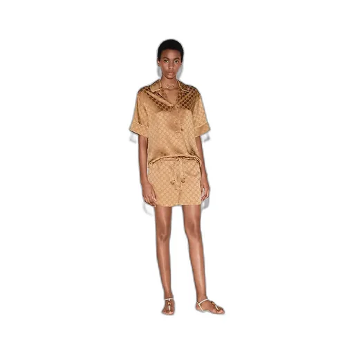Gg Satin Shirt