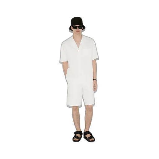 Linen Blend Gg Canvas Shirt