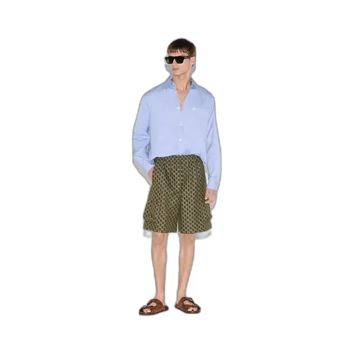 Embroidered Oxford Cotton Shirt
