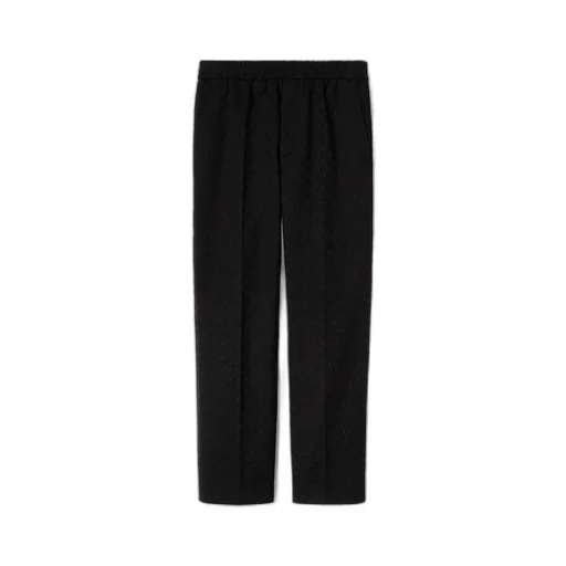 Gg Cotton Blend Canvas Trouser