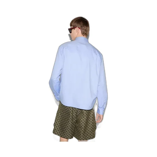 Embroidered Oxford Cotton Shirt