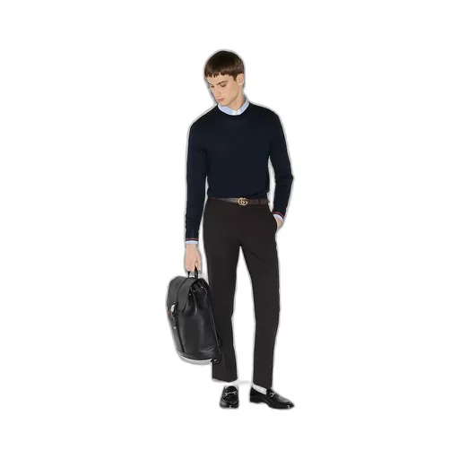 Wool Knit Jumper With Web