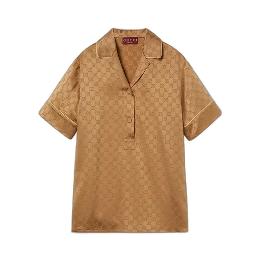 Gg Satin Shirt