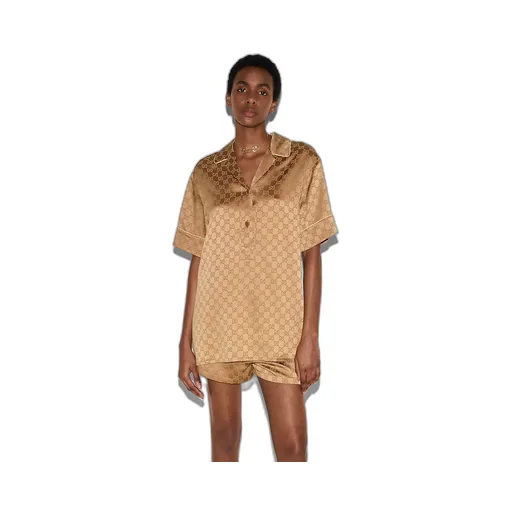 Gg Satin Shirt