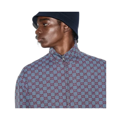 Gg Pied-De-Poule Wool Jacket