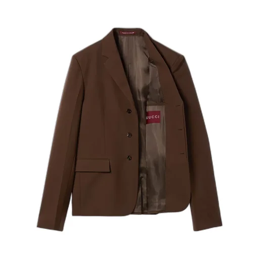 Embossed Wool Jacket