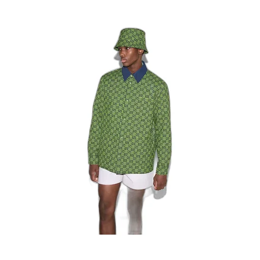 Gg Gingham Cotton Wool Jacket