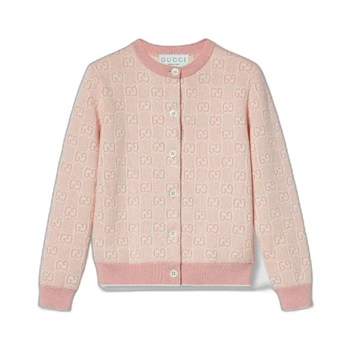 Children's Gg Cotton Cardigan