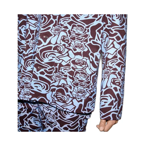 Printed Cotton Gabardine Jacket