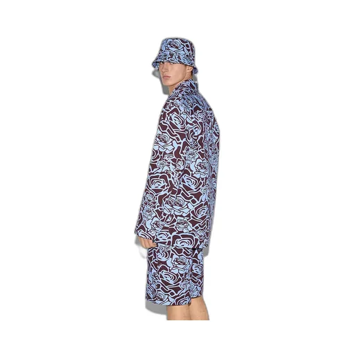 Printed Cotton Gabardine Jacket