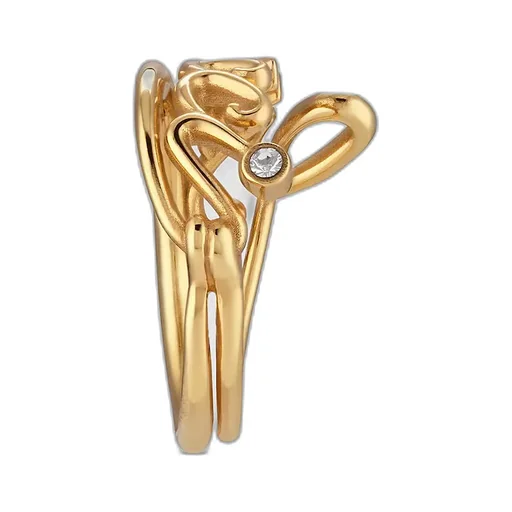 Wide Ring With Gucci Script