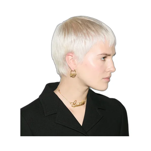 Hoop Earrings With Gucci Script