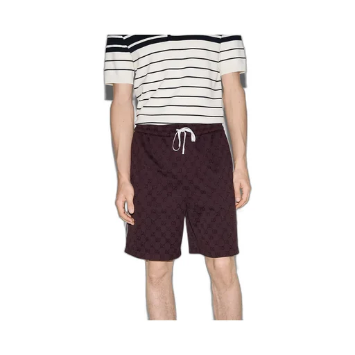 Gg Nylon And Cotton Shorts