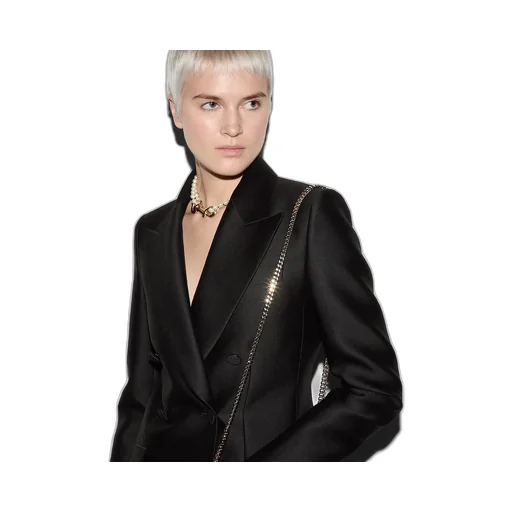 Wool Silk Gabardine Jacket