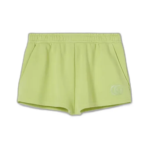 Embroidered Cotton Jersey Shorts