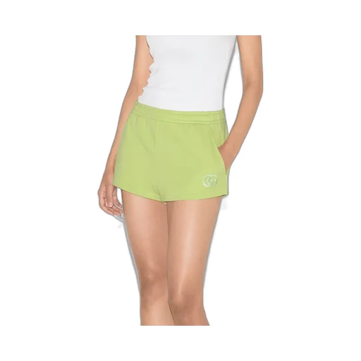 Embroidered Cotton Jersey Shorts