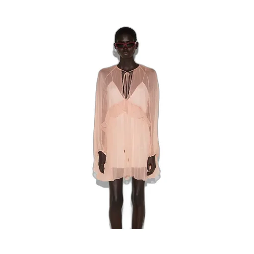 Silk Chiffon Creponne Dress
