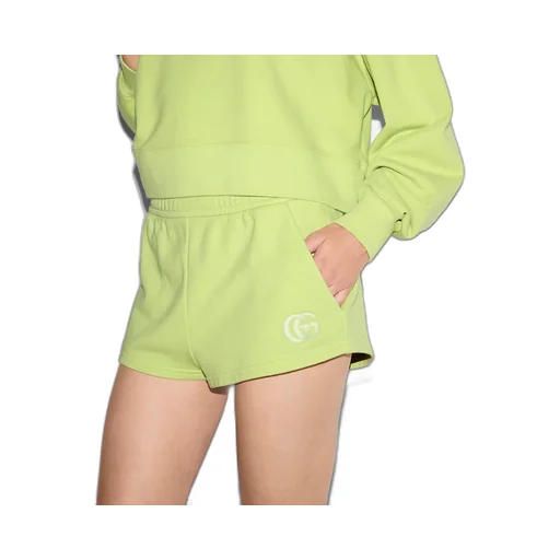 Embroidered Cotton Jersey Shorts