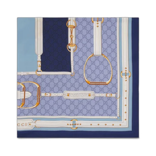 Printed Silk Twill Carré