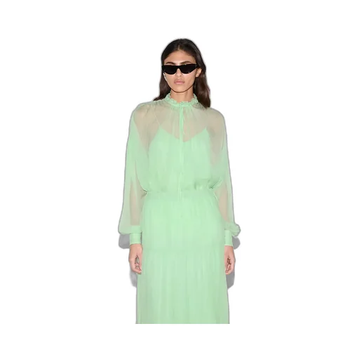 Silk Chiffon Creponne Top
