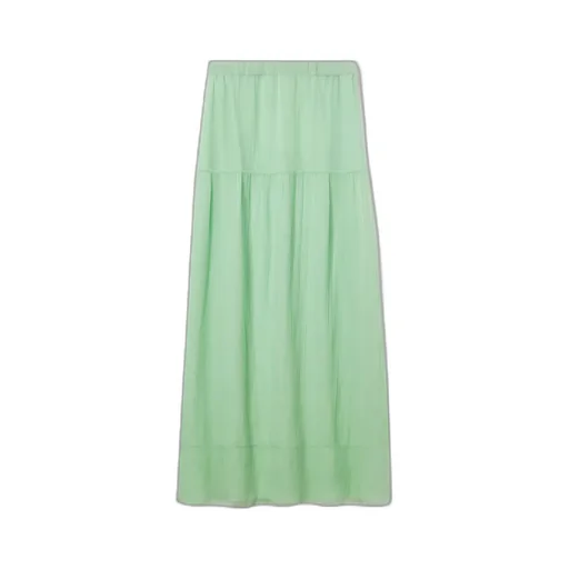 Silk Chiffon Creponne Skirt