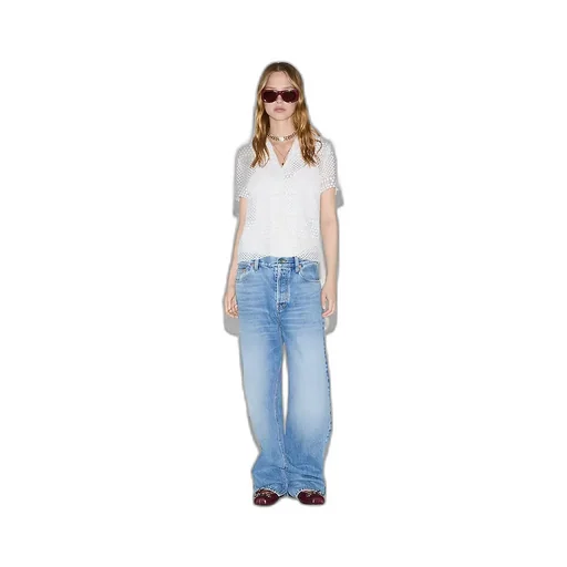 Cotton Macramé Shirt