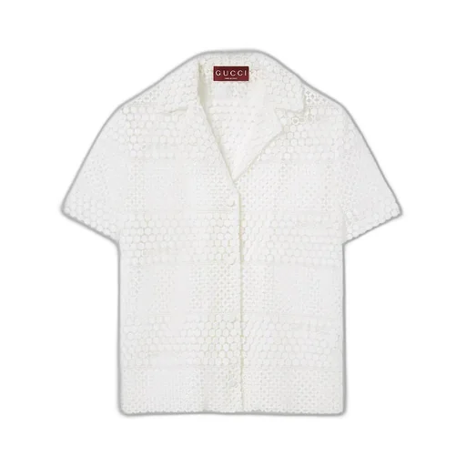 Cotton Macramé Shirt