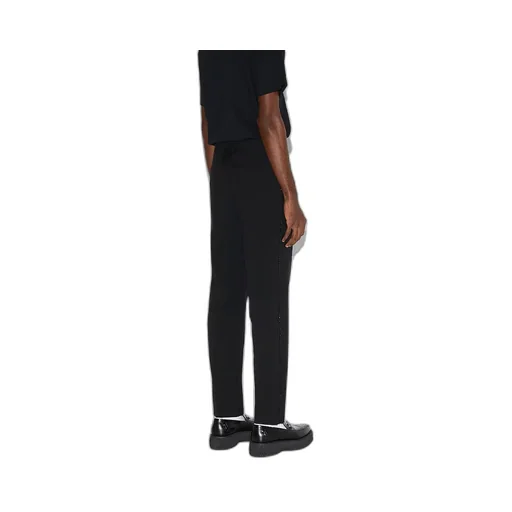 Embroidered Wool Gabardine Trouser