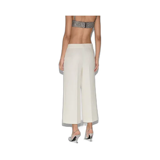 Embroidered Wool Bouclé Trouser