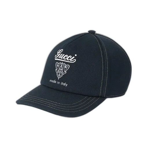 Printed Cotton Canvas Baseball Hat