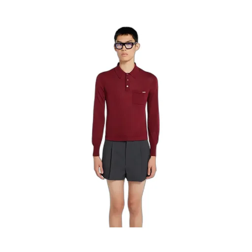 Fine Silk Polo Top