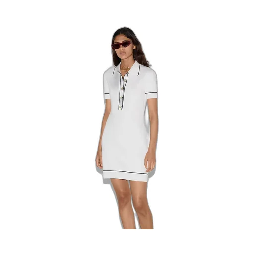 Fine Wool Polo Dress