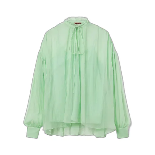 Silk Chiffon Creponne Top