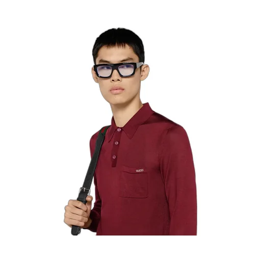 Fine Silk Polo Top