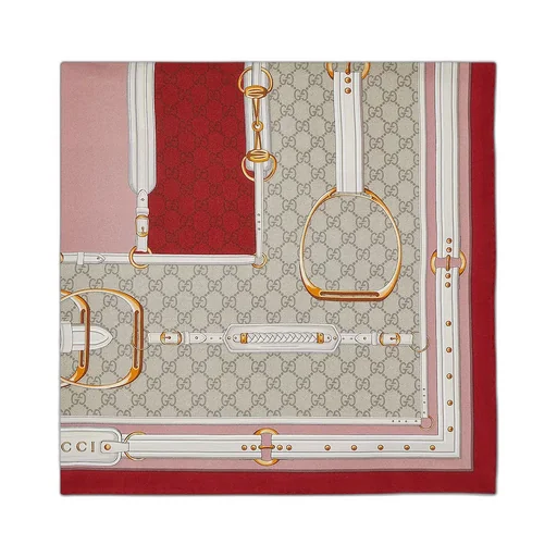 Printed Silk Twill Carré