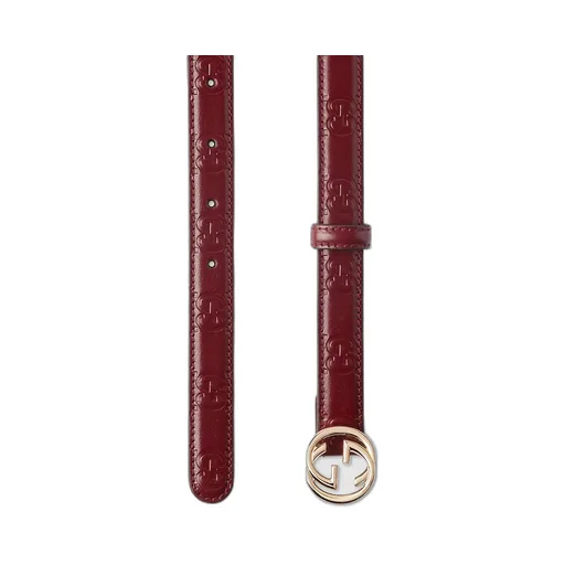 Belt With Interlocking G Buckle