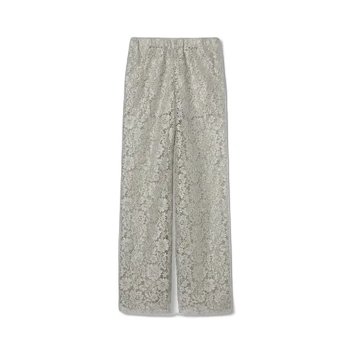 Floral Lace Lamé Trouser