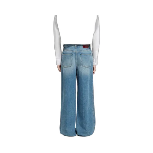 Wide Leg Denim Pants
