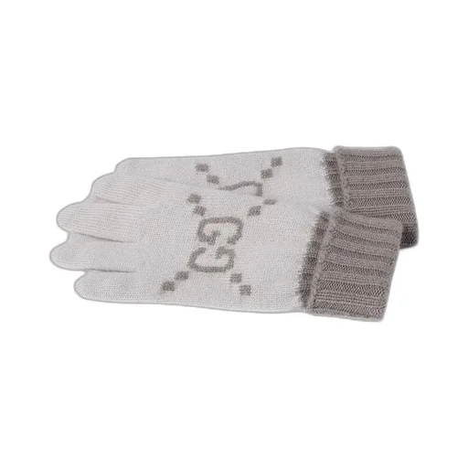 Gg Cashmere Jacquard Gloves