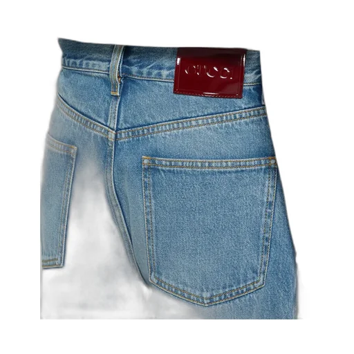 Wide Leg Denim Pants
