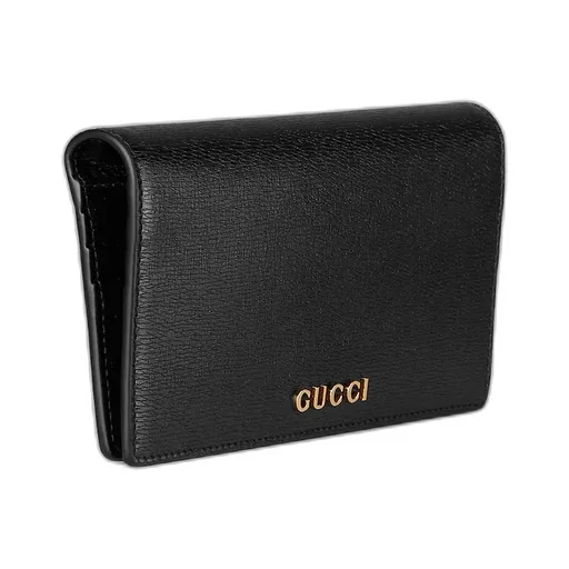 Continental Wallet With Gucci Script