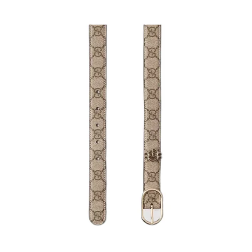 Gg Belt With Oval Buckle